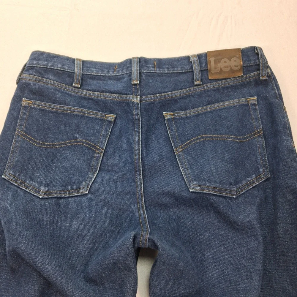 Lee Jeans Mens 36x34 Regular Fit Blue 2008989 Medium Wash EUC